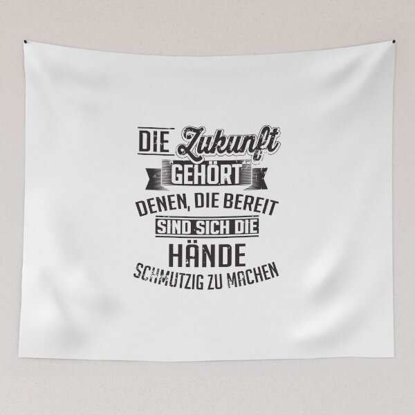Item preview, Die Zukunft gehört denen, die bereit sind sich die Hände schmutzig zu machen designed and sold by nektarinchen.