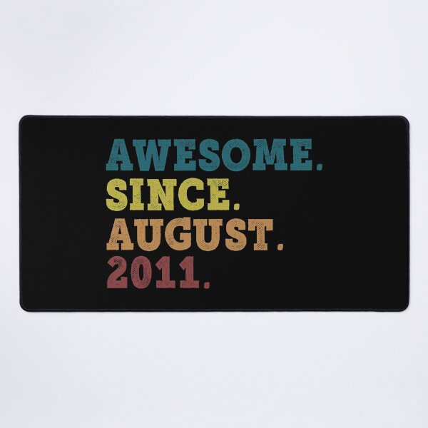 Item preview, Awesome Since August 2011 Retro Vintage 11st Birthday Gift designed and sold by designbychow.
