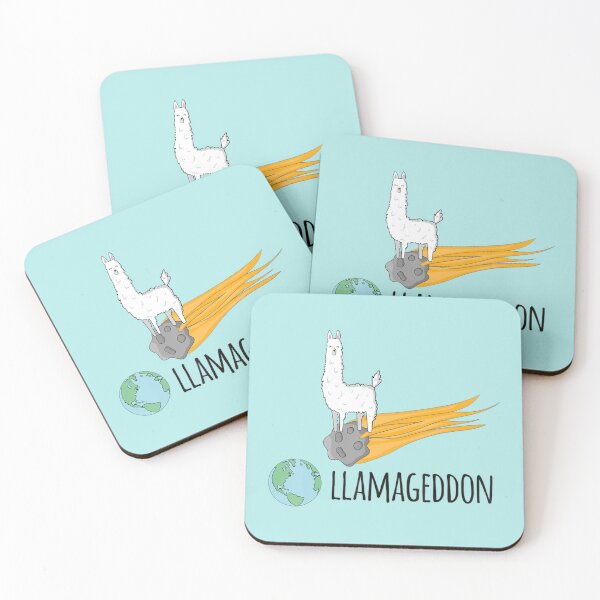 Item preview, Llamageddon Llama Armageddon Pun designed and sold by ZuoiTuom.