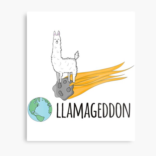 Artikel-Vorschau von Llamageddon Lama Armageddon Wortspiel, designt und verkauft von ZuoiTuom.