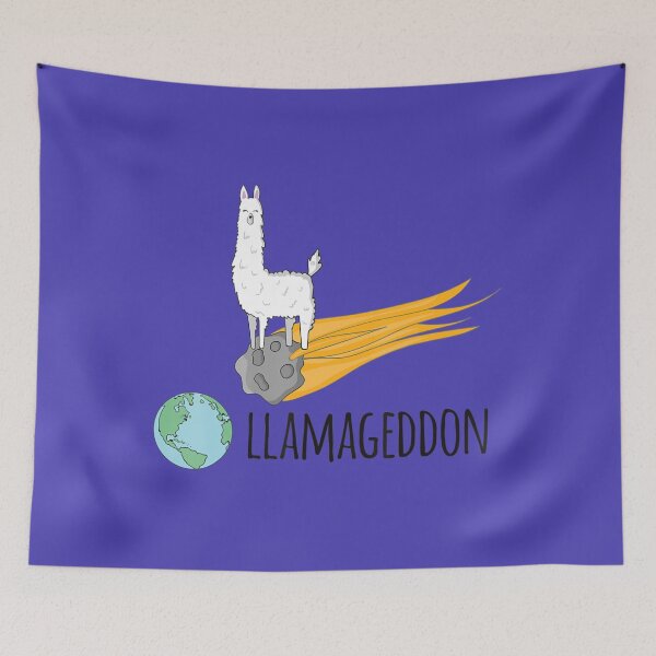 Item preview, Llamageddon Llama Armageddon Pun designed and sold by ZuoiTuom.