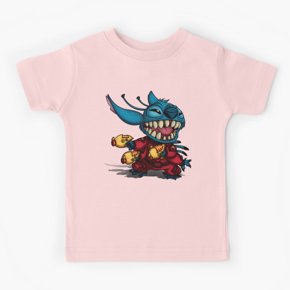 Lilo and Stitch Kids T-Shirt by Monn Print - Pixels