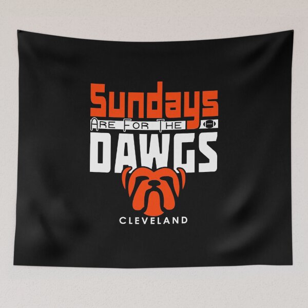 Item preview, Cleveland Football Fan -Sundays Are For The DAWGS designed and sold by doiron3525.