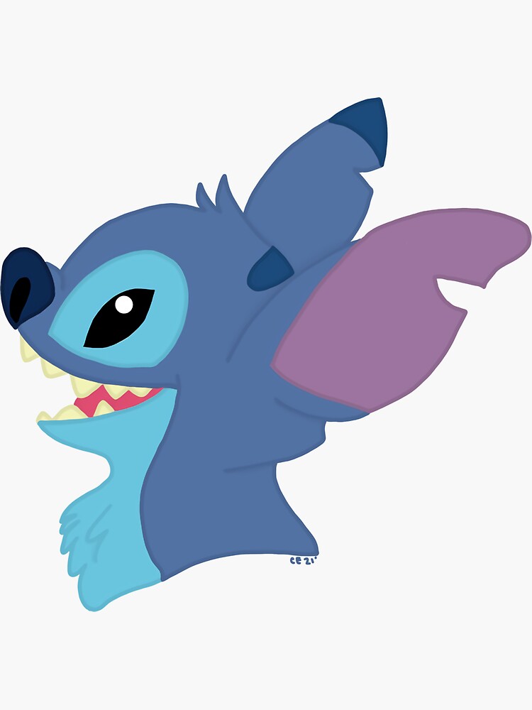 "Stitch 626 Smiling/Best Seller Design For Fans" Sticker for Sale by