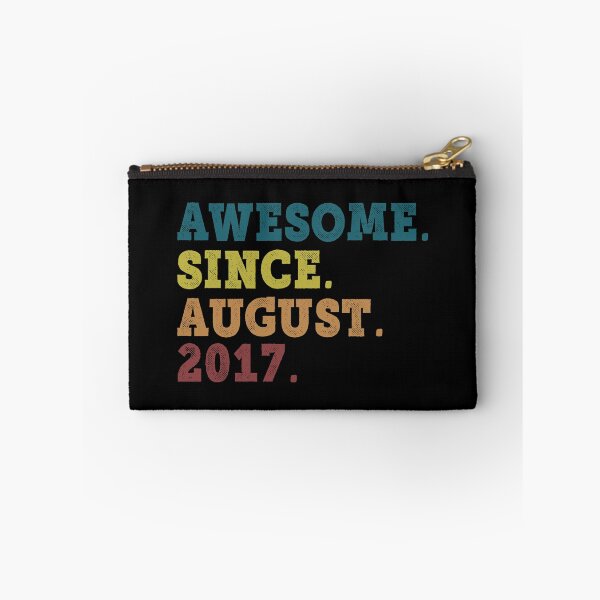 Item preview, Awesome Since August 2017 Retro Vintage 5th Birthday Gift designed and sold by designbychow.