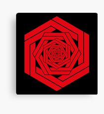 Red Hexgemony Canvas Print
