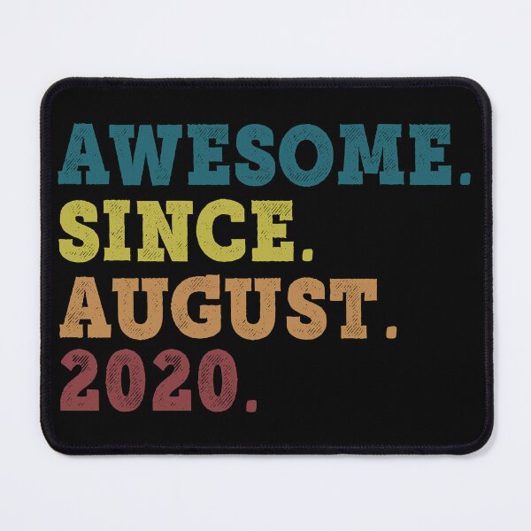 Item preview, Awesome Since August 2020 Retro Vintage 2nd Birthday Gift designed and sold by designbychow.