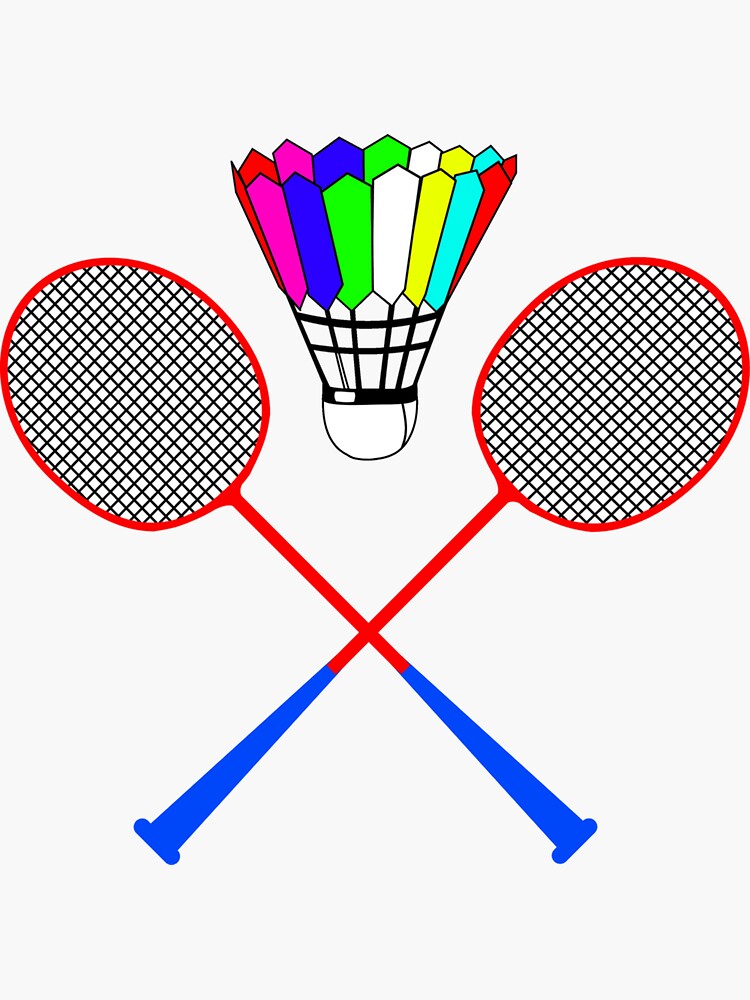 Stickers autocollants badminton, raquette volant - Stickers Autocollants  personnalisés