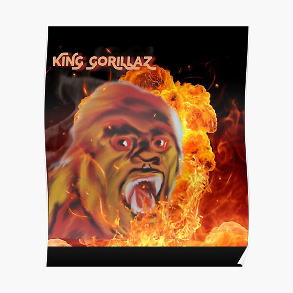 KÖNIG GORILLAZ König Gorillaz König GORILLAZ Poster