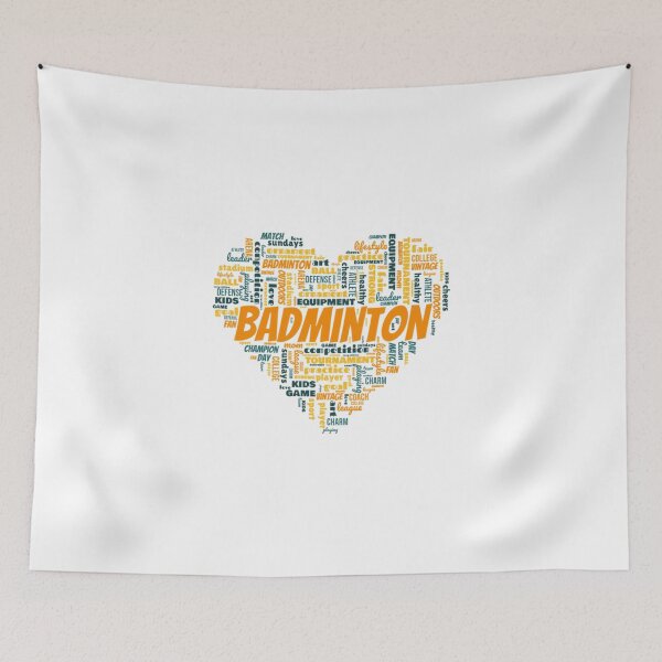 Item preview, Badminton Heart designed and sold by JakeGoodwin.