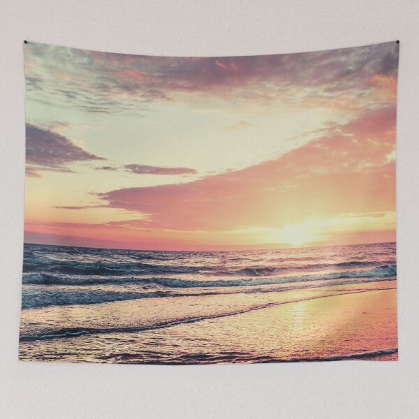 Aperçu de l'œuvre coucher de soleil sur la plage créée et vendue par Namelesssss458.