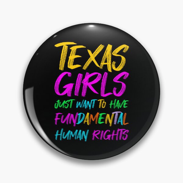 Item preview, Texas Girls Just Want To Have Fundamental Human Rights Text designed and sold by artfulnotebook.