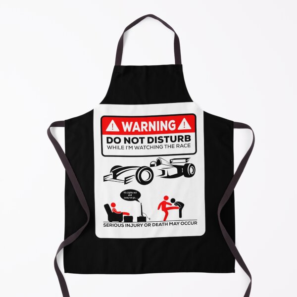 Item preview, Warning While I'm Watching F1 Essential T-Shirt designed and sold by amberk1cira.