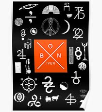 Bon Iver - 22 a Million Poster