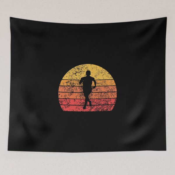 Item preview, Running Vintage Retro Runner T-Shirt Essential T-Shirt designed and sold by janlzmaude.