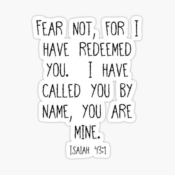 isaiah-43-1-bible-verse-sticker-for-sale-by-the1sheep-redbubble