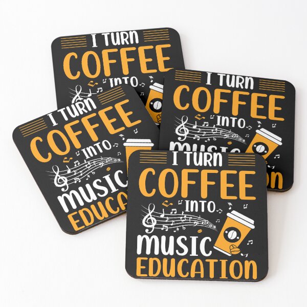 Item preview, I Turn Coffee Into Music Education designed and sold by Peggy4822.