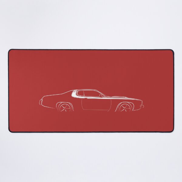 Item preview, 1974 Plymouth Roadrunner - profile stencil, white designed and sold by mal-photography.