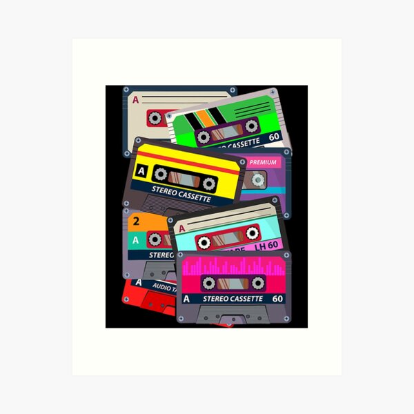Artikel-Vorschau von Achtziger Musikliebhaber Retro 80er, designt und verkauft von nwaja-art.