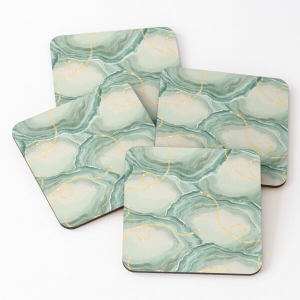 Item preview, Marbles of green and gold designed and sold by andrasdesignssss.