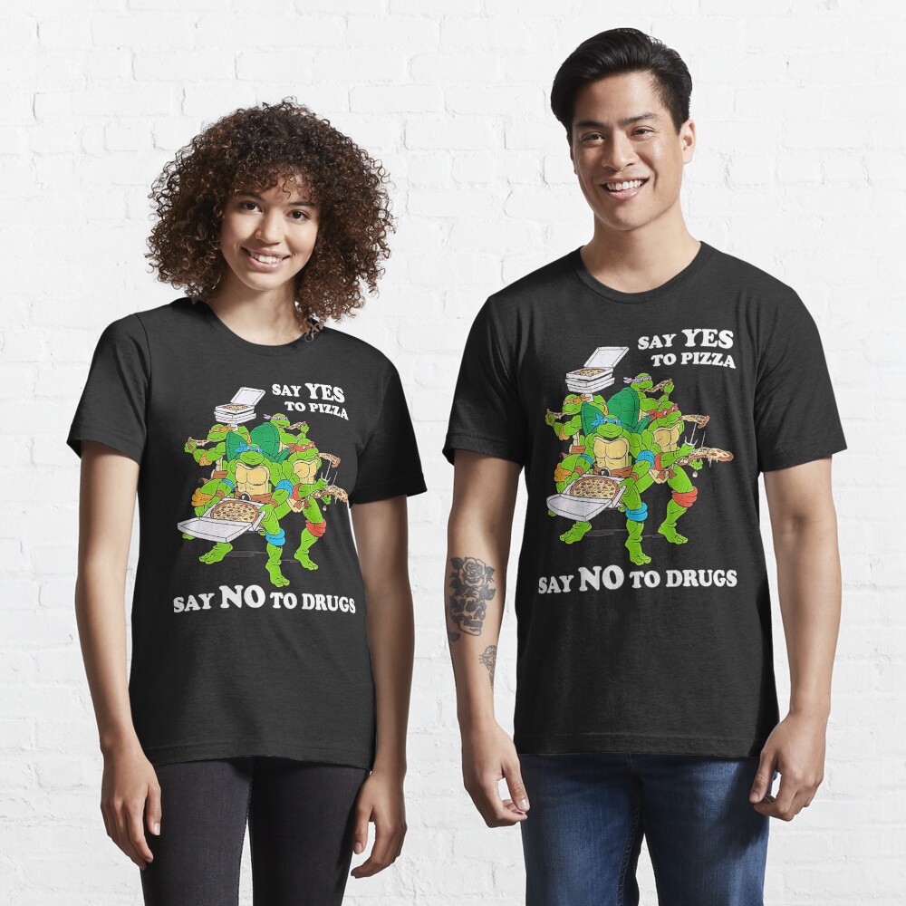 Vintage TMNT Shirt Leonardo Teenage Mutant Ninja Turtles 90s Say Yes To  Pizza