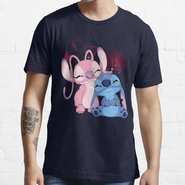 LILO & STITCH - Stitch & Angel - Women T-shirt (XL) : ShopForGeek