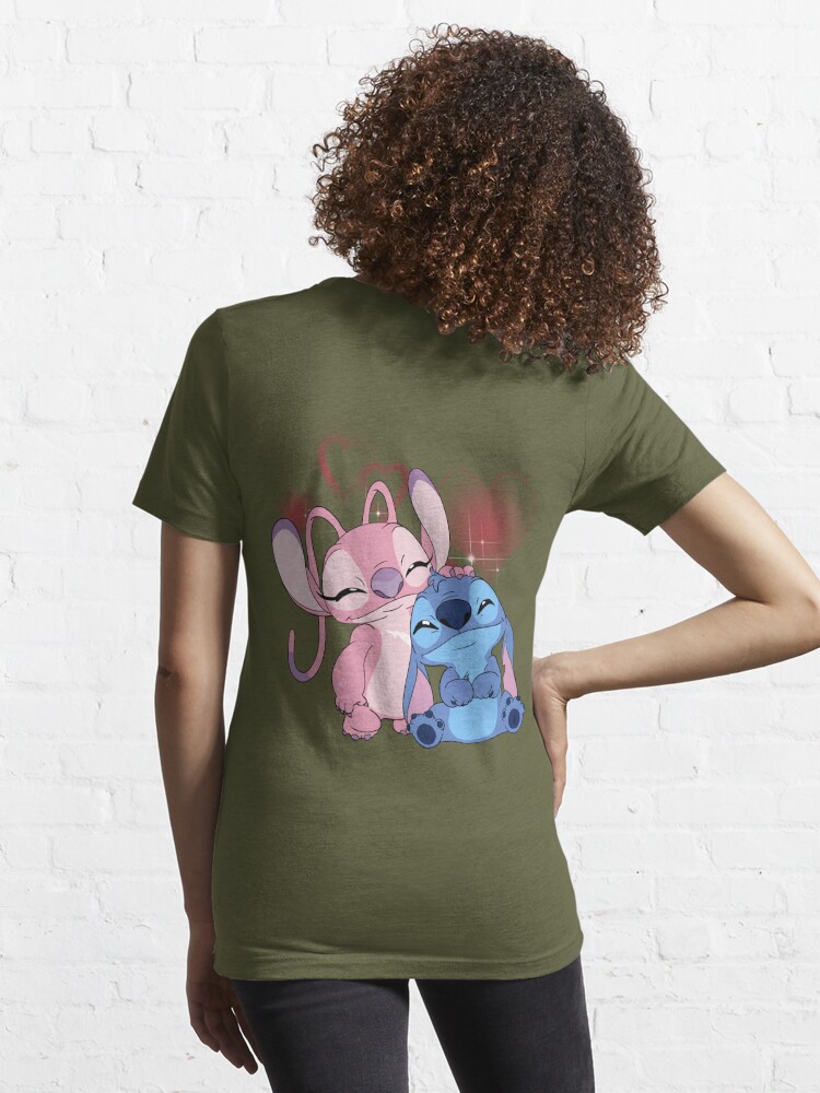 LILO & STITCH - Stitch & Angel - Women T-shirt (XL) : ShopForGeek