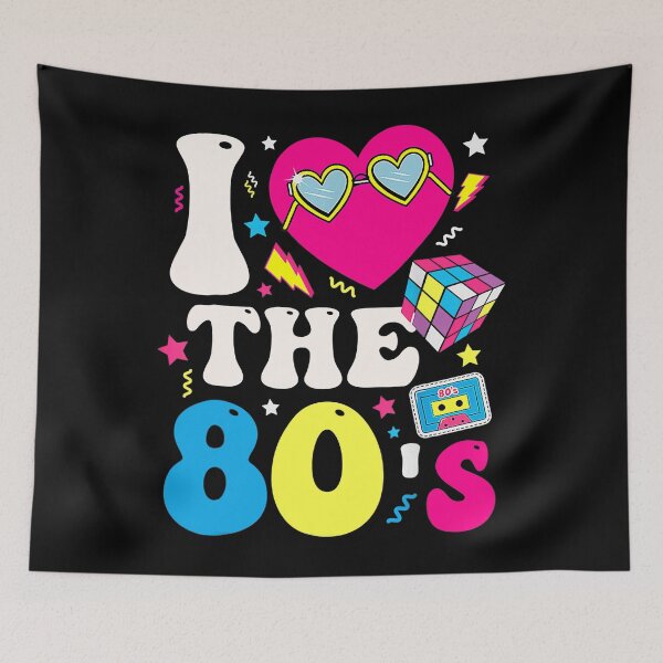 Item preview, I Love The 80s Funny Vintage Retro 80's 1980s Eighties Party designed and sold by nwaja-art.