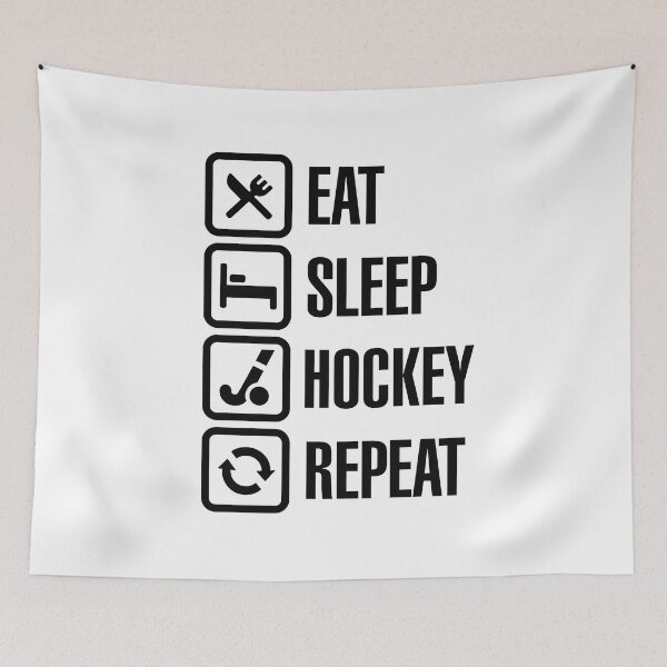 Item preview, Eat Sleep Field Hockey Repeat designed and sold by LaundryFactory.