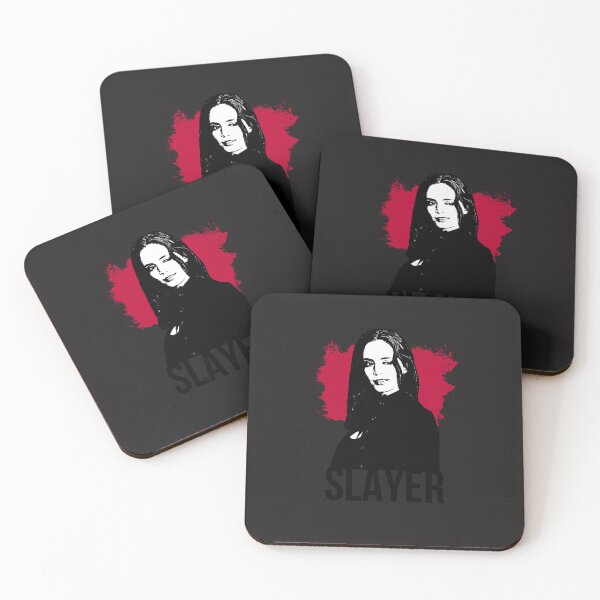 Aperçu de l'œuvre Faith the Slayer - Rouge avec texte noir (BtVS) créée et vendue par ncnealfa.