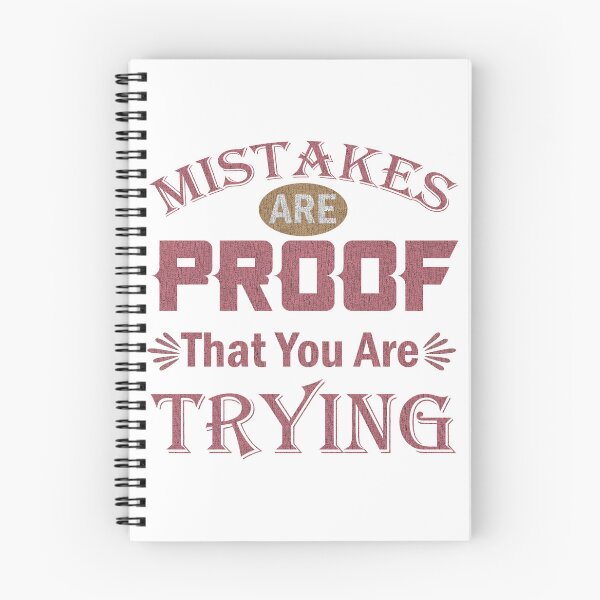 Item preview, Mistakes Are Proof Youre Trying designed and sold by Lacy Timms.