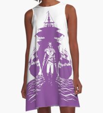 Guns and Ships A-Line Dress
