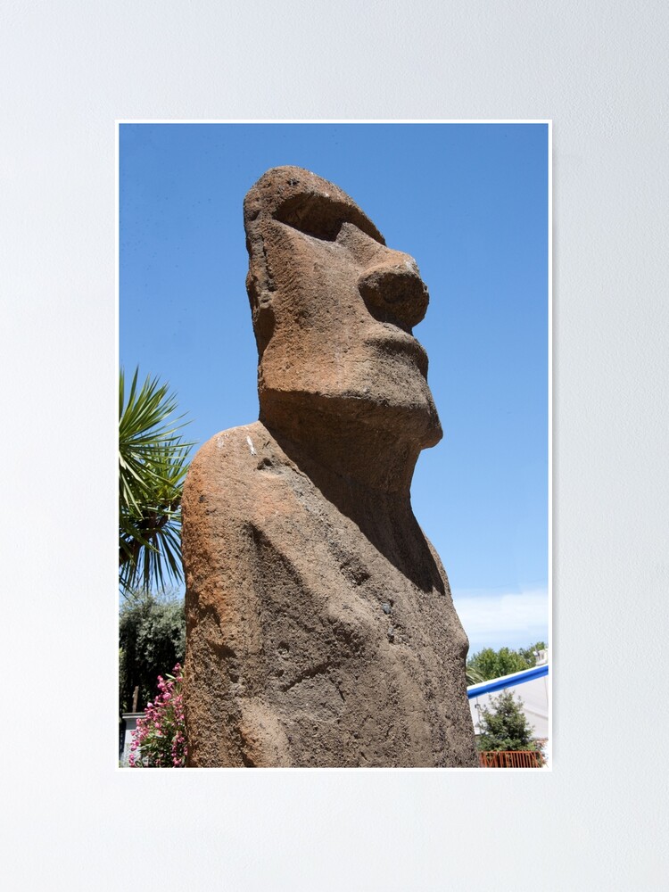 Moai Poster for Sale by phil decocco