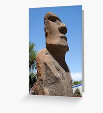 Moai Greeting Card