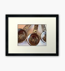 Measuring Spoons Framed Print