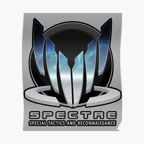 Mass Effect Spectre Poster For Sale By Humblesprite Redbubble