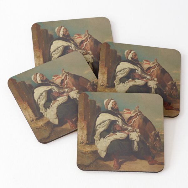 Item preview, Seated Arab Man with Horse (Restored) designed and sold by lucascadeur.