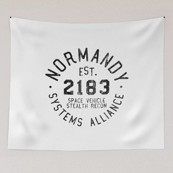 Item preview, SSV Normandy Athletic Shirt  Mass Effect Athletic Style  Black Print   designed and sold by HumbleSprite.