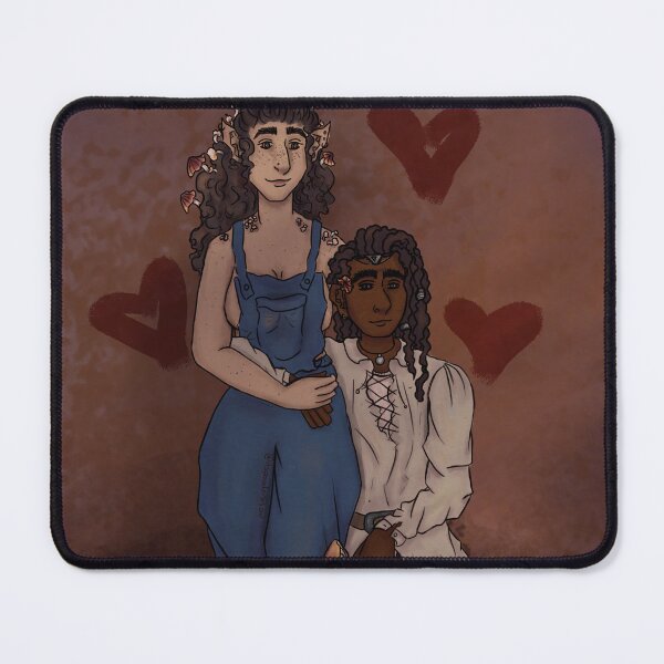 Item preview, NADDPOD Moonshine Cybin and Jemma Bronzebeard art print designed and sold by lidocaineandlav.