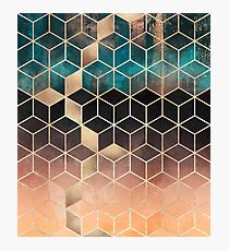 Ombre Dream Cubes Photographic Print