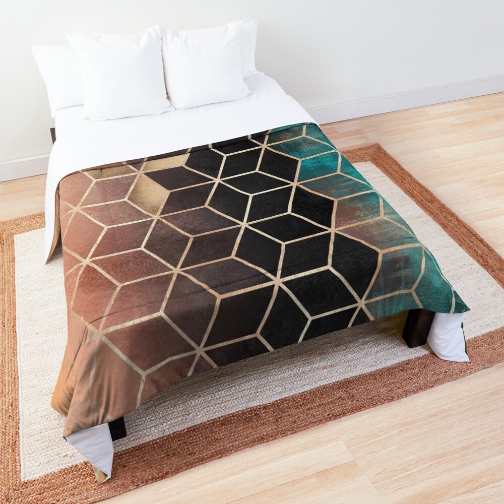 Ombre Dream Cubes Comforter