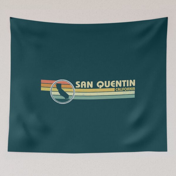 Item preview, SAN QUENTIN California vintage 1980s style   designed and sold by HunterWar.