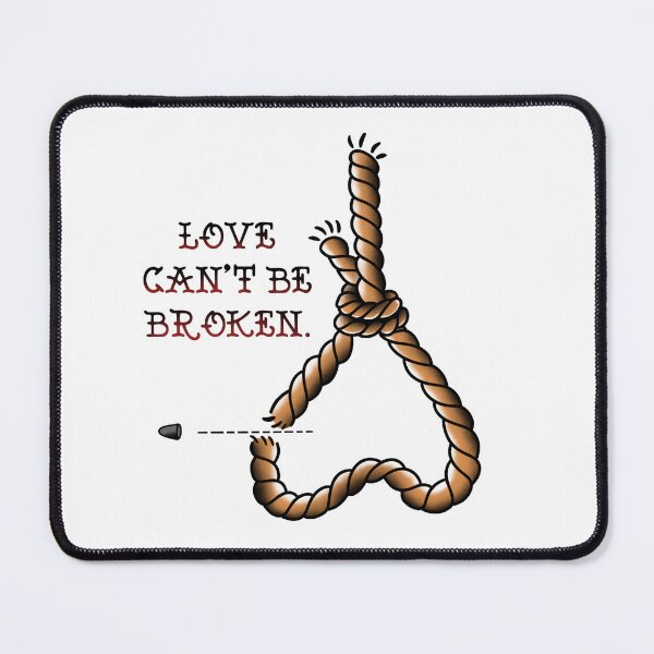Item preview, Love can’t be broken noose tattoo designed and sold by brianhodgepodge.