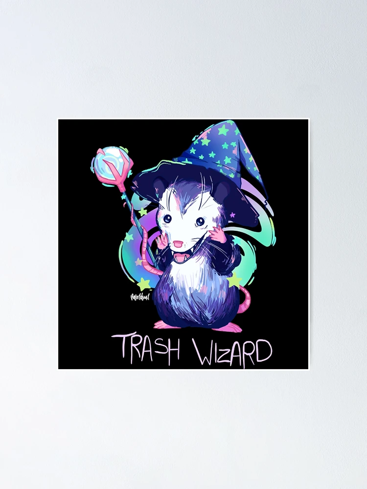 Thumbnail 1 of 3, Poster, Trash Wizard designed and sold by Riewans82.