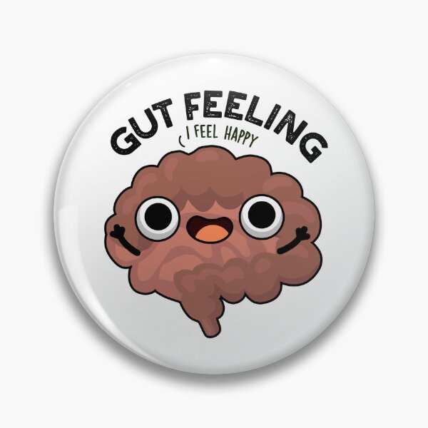 Item preview, Gut Feeling Funny Anatomy Intestine Puns  designed and sold by punnybone.