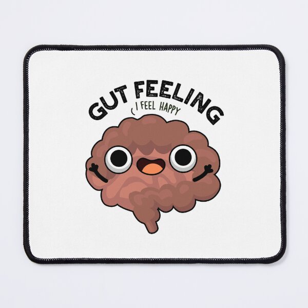 Item preview, Gut Feeling Funny Anatomy Intestine Puns designed and sold by punnybone.