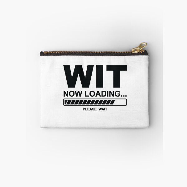 Item preview, "Wit Now Loading" (Black) designed and sold by Shauna Alderson.