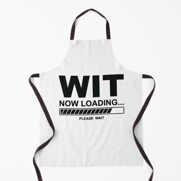 Item preview, "Wit Now Loading" (Black) designed and sold by Shauna Alderson.