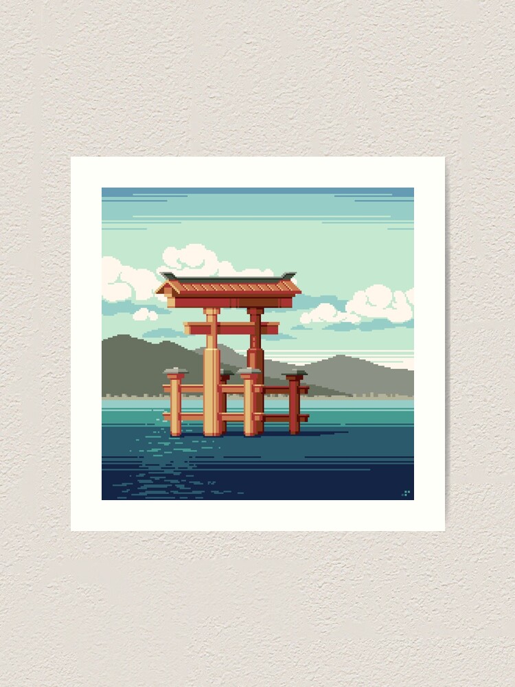Thumbnail 2 of 3, Art Print, Torii designed and sold by Slynyrd.