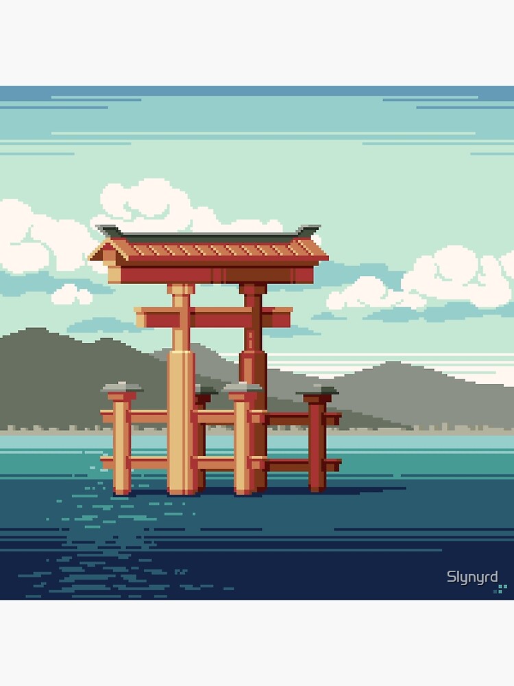 Thumbnail 3 of 3, Art Print, Torii designed and sold by Slynyrd.